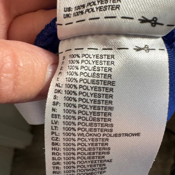 Adidas Y3 Roland Garros Paris Blue Full Zip Track Jacket Mens Medium - Picture 7 of 8